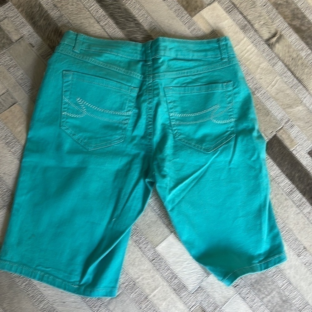 Nine West Turquoise Jean Shorts - Picture 5 of 6